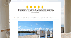 Desktop Screenshot of ferienhaus-sommerwind.de