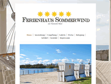 Tablet Screenshot of ferienhaus-sommerwind.de